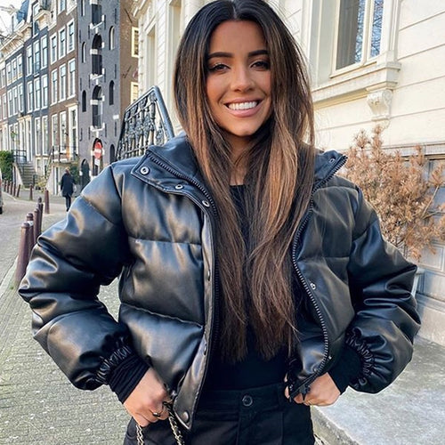 Lexi Parka Coat  Faux Leather Jackets